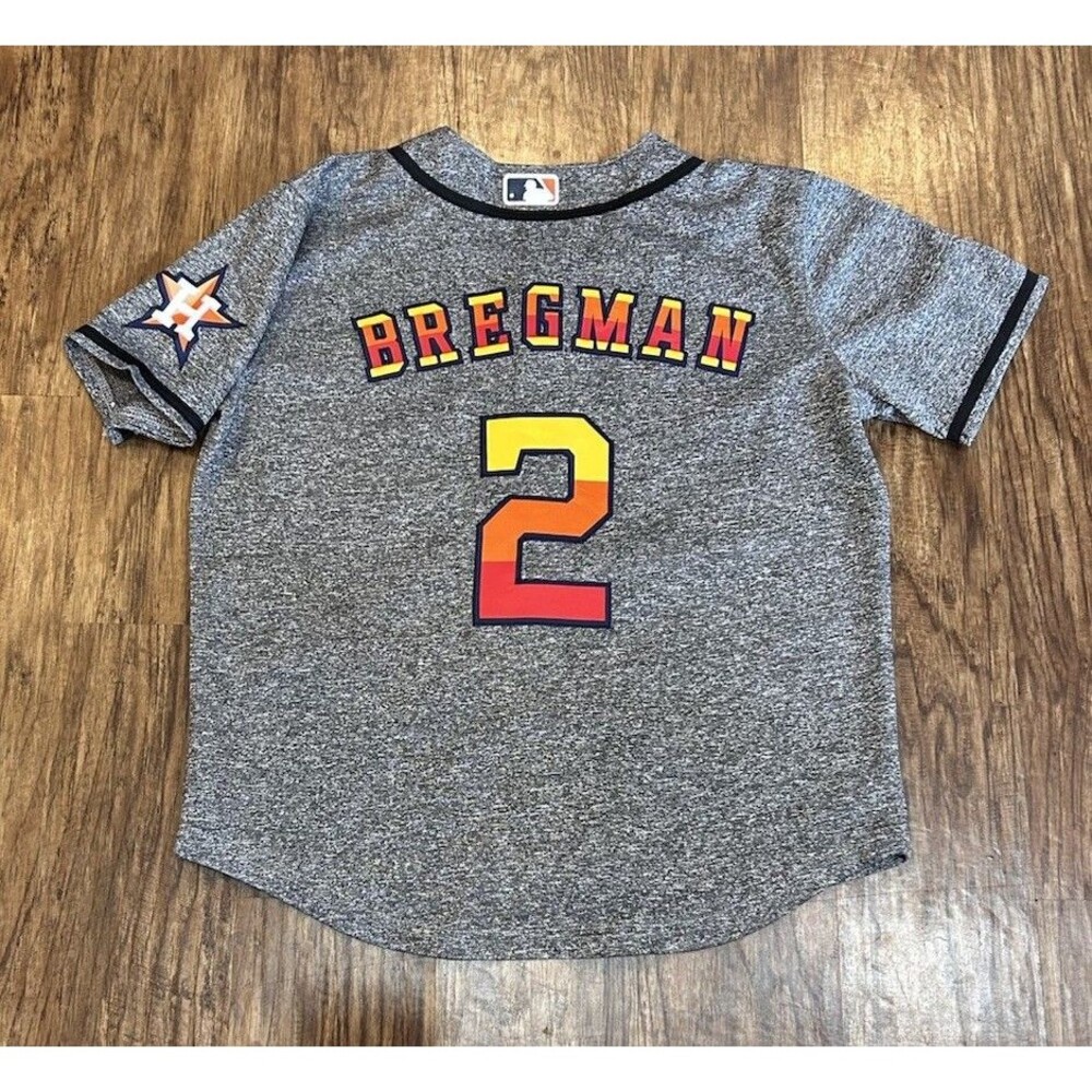 ALEX BREGMAN Nike Houston Astros Jersey Women’s XL Genuine MLB Button Up